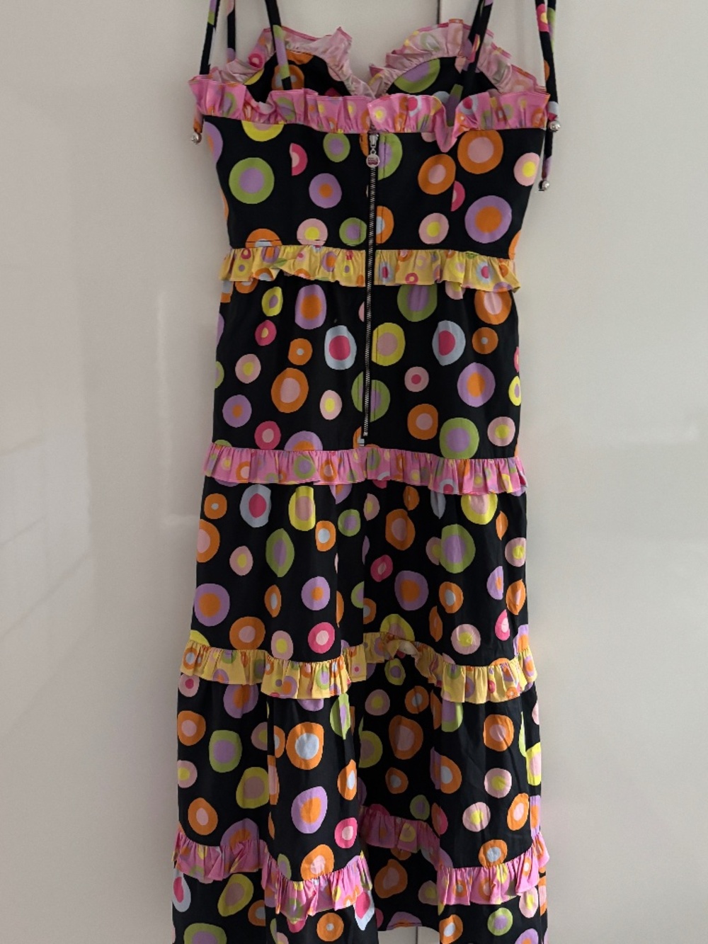 CeliaB Dalia Tiered Polka Dot Midi Dress - Picture 3 of 3